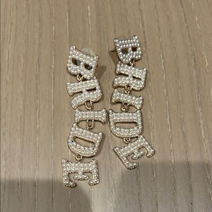 Gold Bride Earrings